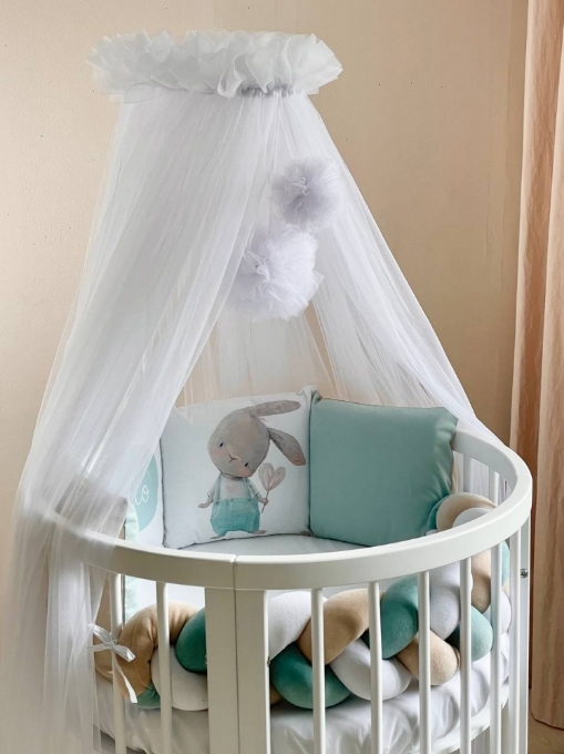 Set lenjerie Patut Bebe Copii 7 piese Bunies (13)